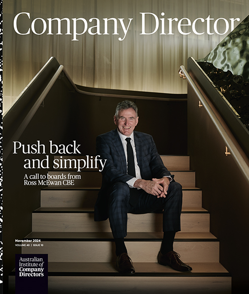 Australia's leading magazine for directors.