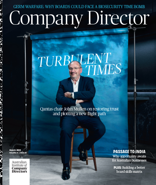 Australia's leading magazine for directors.